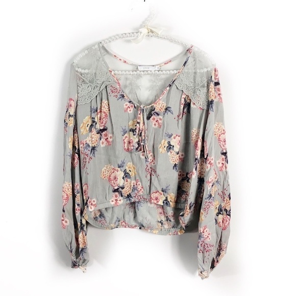 Nordstrom | Lush floral crop L - Picture 1 of 3